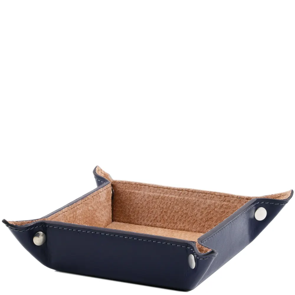 Exclusive leather valet tray Large size