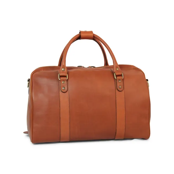 Full grain leather travel bag