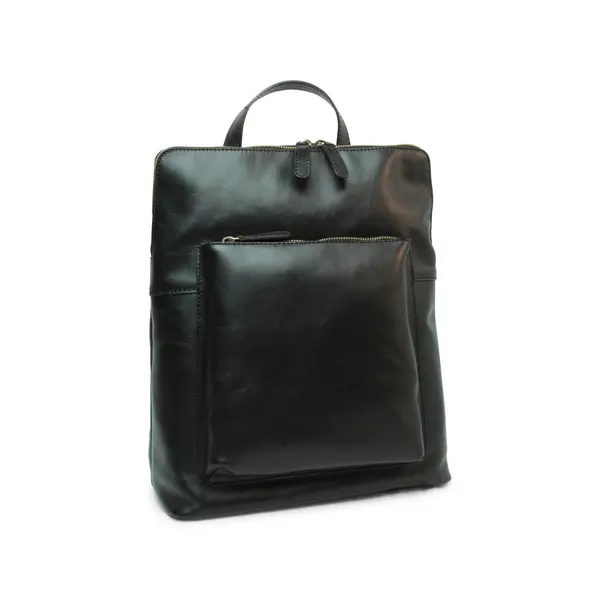 Full grain leather backpack
