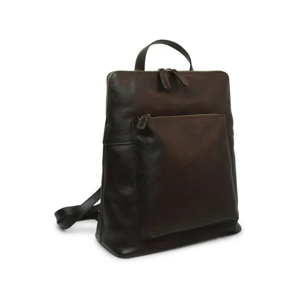 Full grain leather backpack
