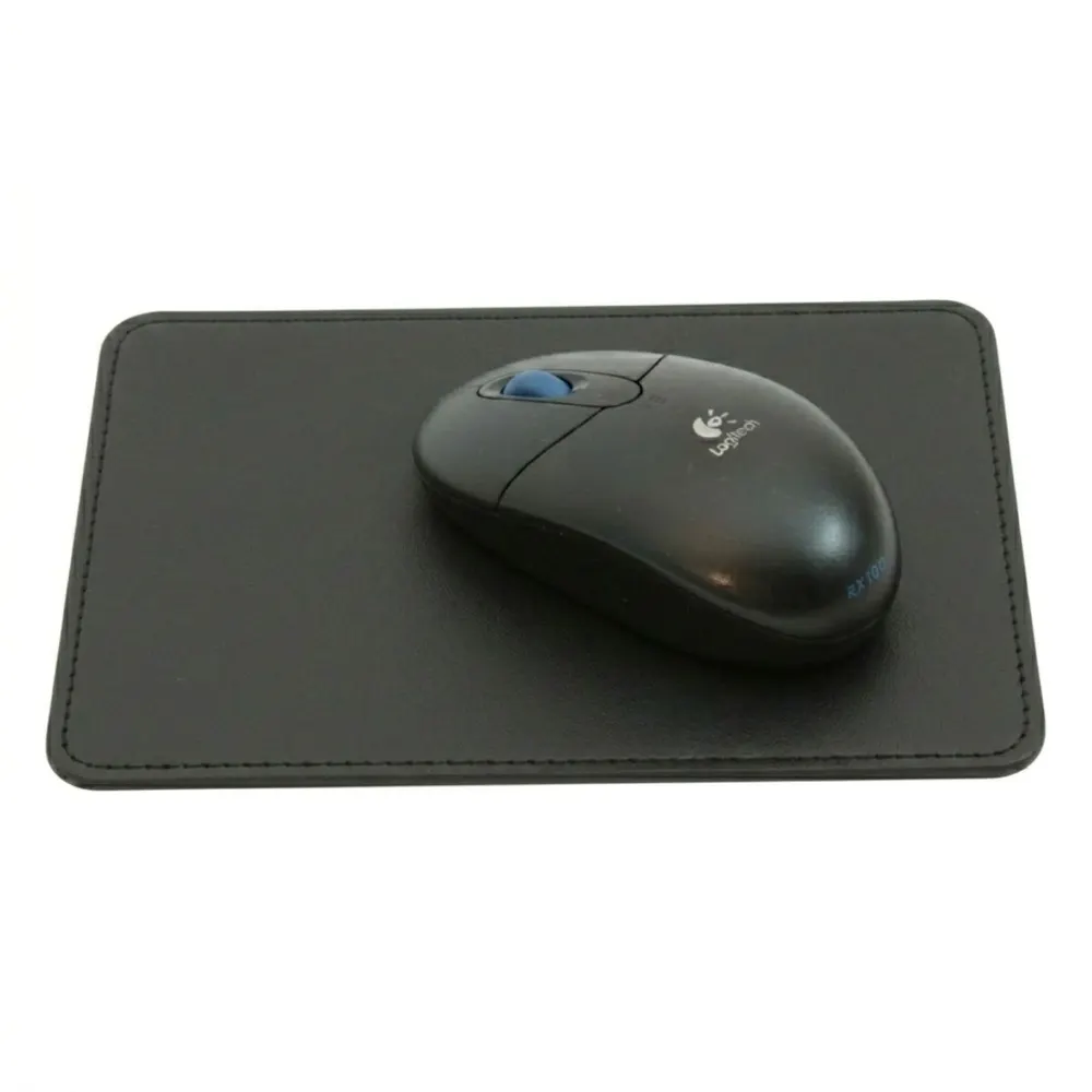 Leather Mouse pad - black